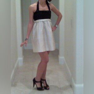 Elegant Black and Gold Dress